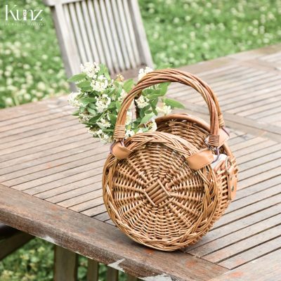 Kunz Round willow bags